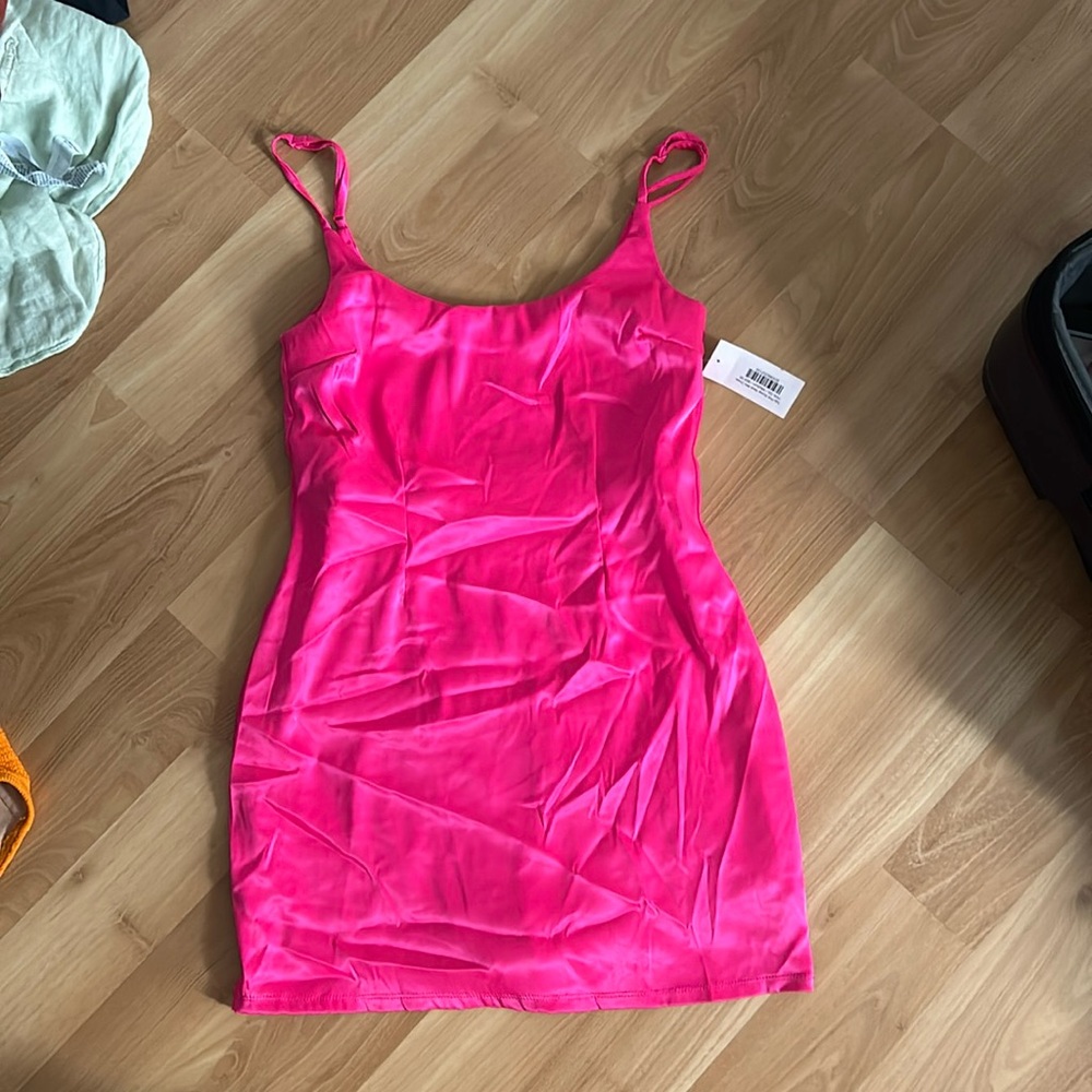 steve madden mini dress bright pink